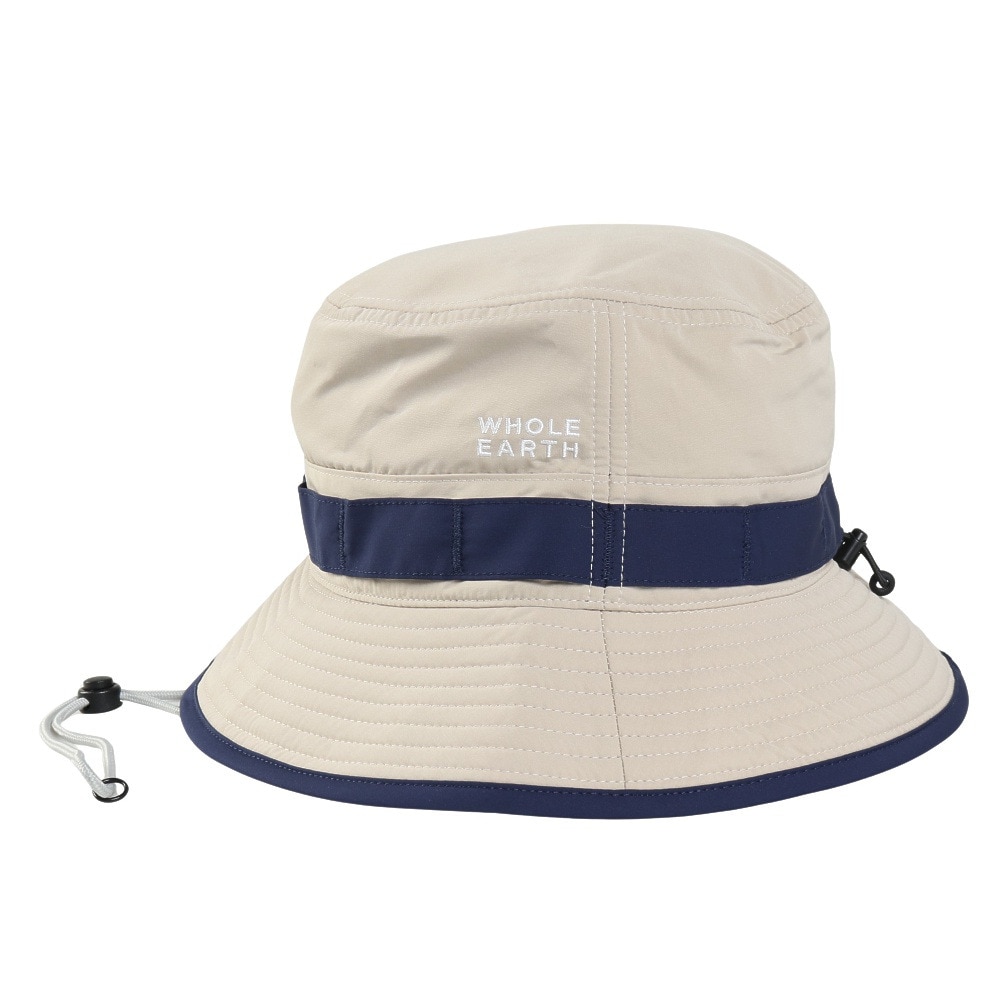 ホールアース（Whole Earth）（レディース）帽子 トレッキング 登山 サファリハット WE2SDZ41 BEG
