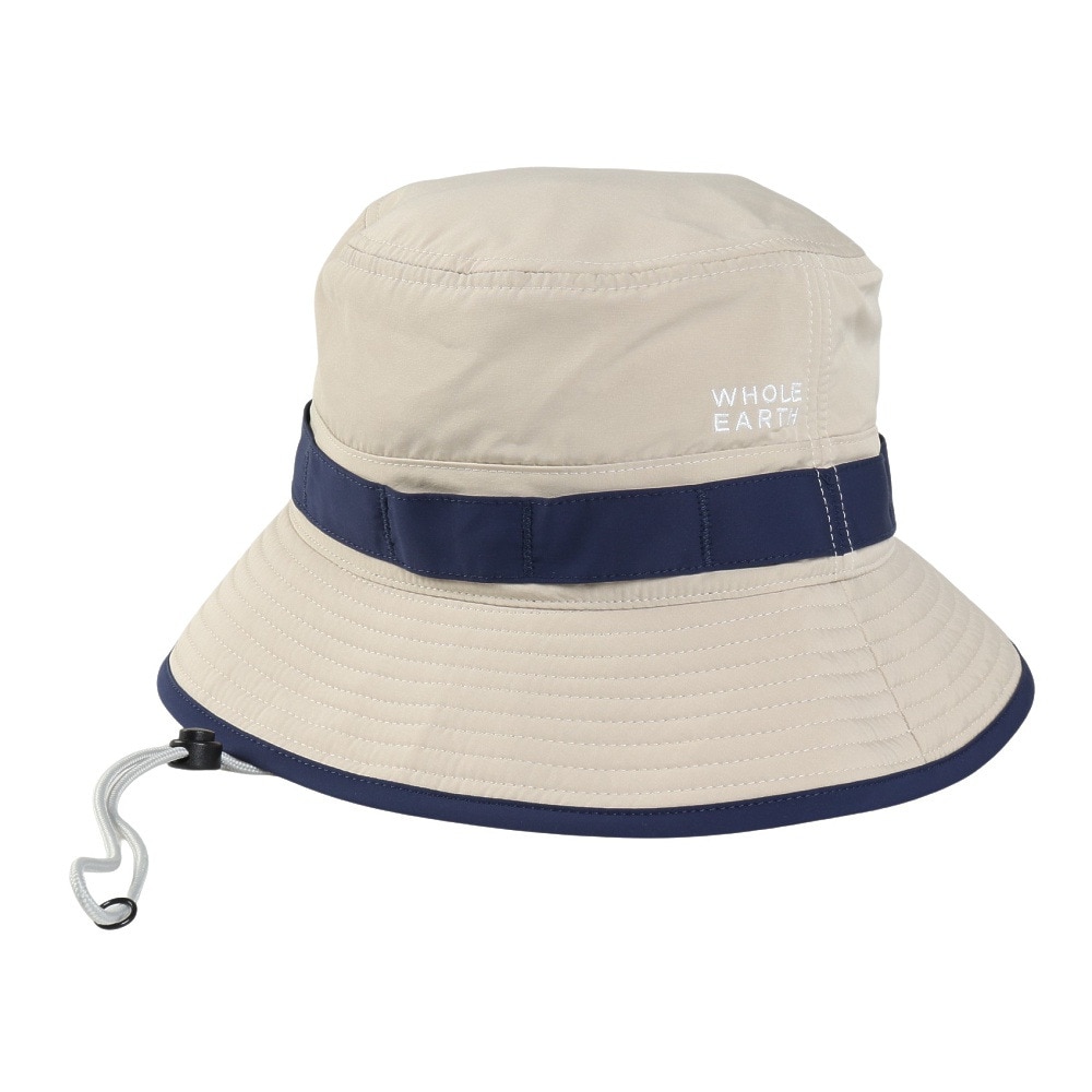 ホールアース（Whole Earth）（レディース）帽子 トレッキング 登山 サファリハット WE2SDZ41 BEG