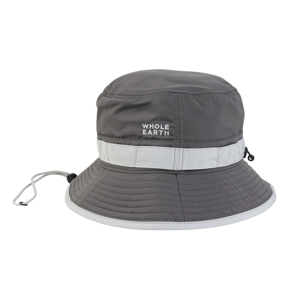 ホールアース（Whole Earth）（レディース）帽子 トレッキング 登山 サファリハット WE2SDZ41 DGRY