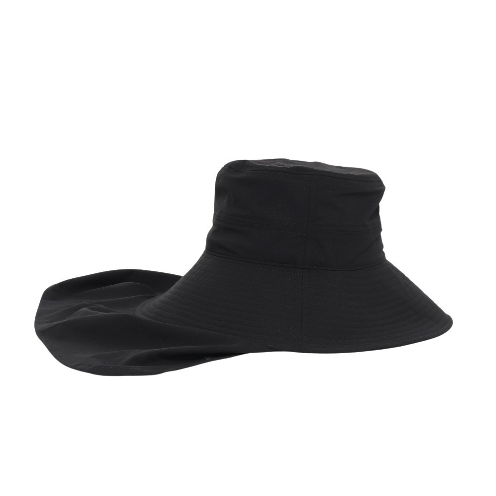ホールアース（Whole Earth）（メンズ、レディース）帽子 ハット トレッキング 登山 VOLUME SUNSHADE ハット WE2TDZ61 BLK
