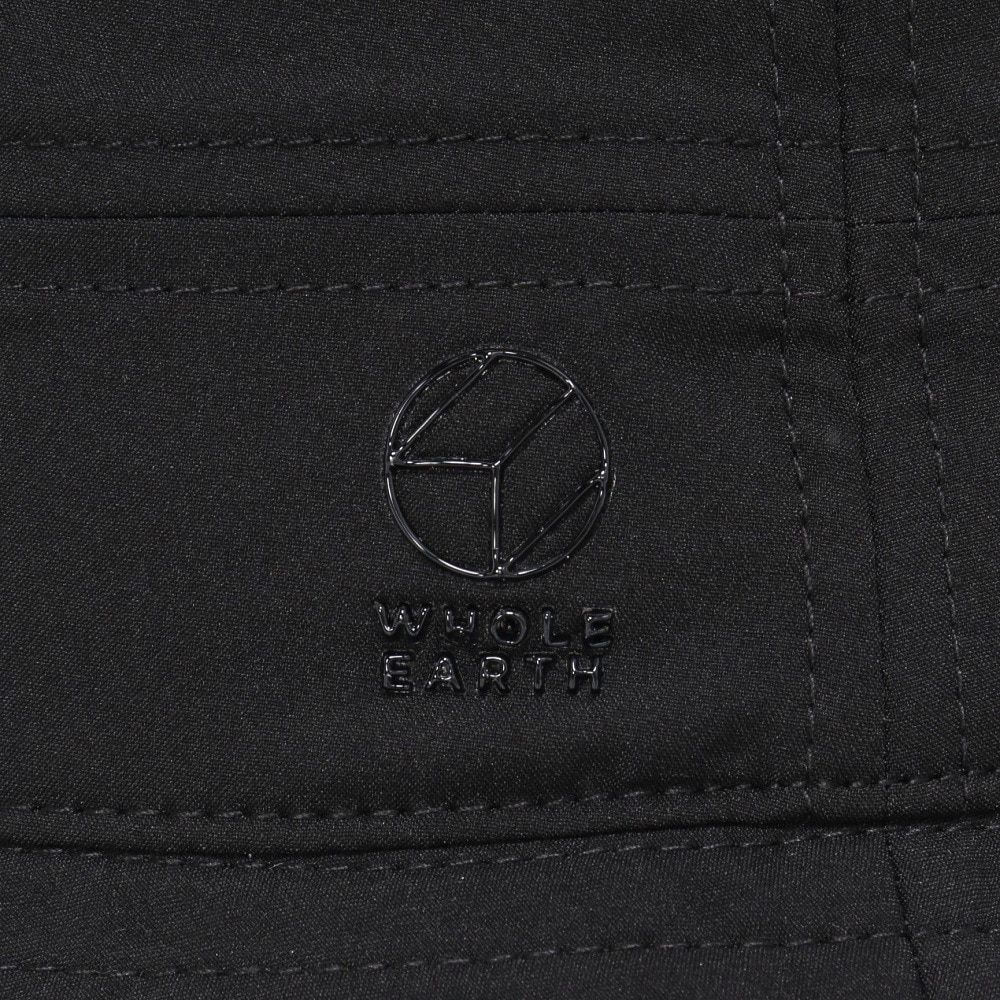 ホールアース（Whole Earth）（メンズ、レディース）帽子 ハット トレッキング 登山 VOLUME SUNSHADE ハット WE2TDZ61 BLK