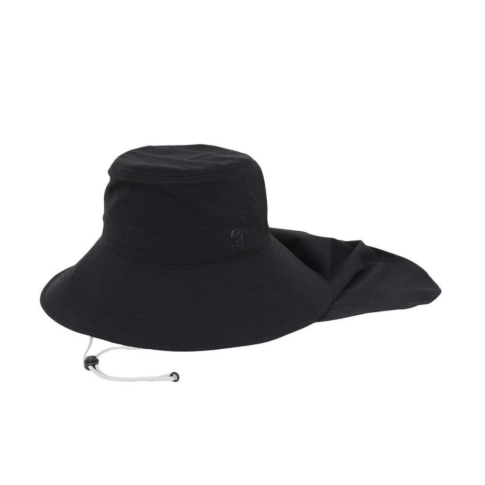 ホールアース（Whole Earth）（メンズ、レディース）帽子 ハット トレッキング 登山 VOLUME SUNSHADE ハット WE2TDZ61 BLK