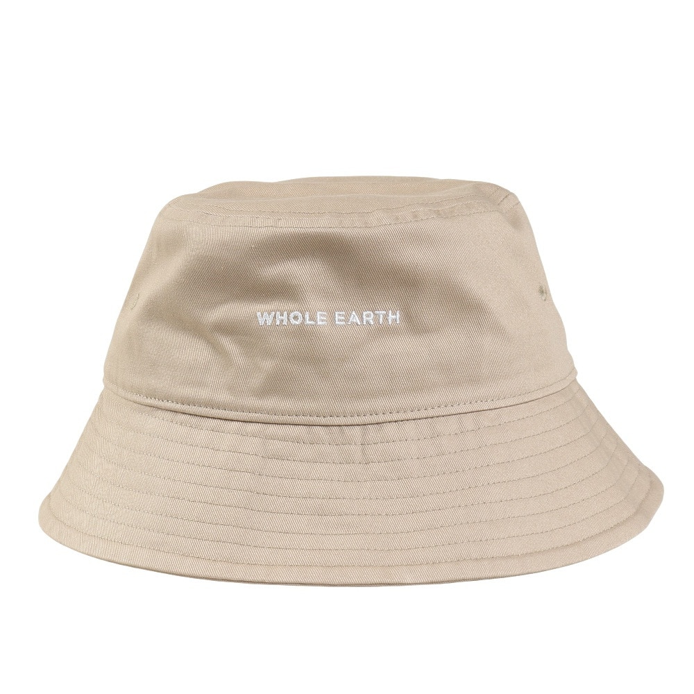 ホールアース（Whole Earth）（レディース）帽子 トレッキング 登山 ベーシック バケットハット WE2TDZ63 BEG