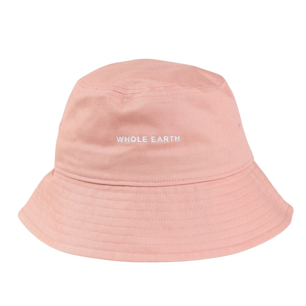 ホールアース（Whole Earth）（レディース）帽子 トレッキング 登山 ベーシック バケットハット WE2TDZ63 PNK