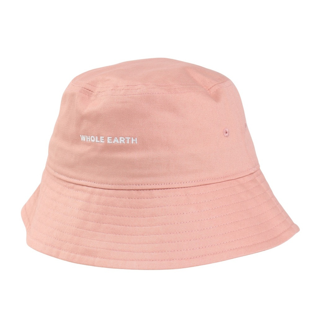 ホールアース（Whole Earth）（レディース）帽子 トレッキング 登山 ベーシック バケットハット WE2TDZ63 PNK