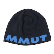 (メンズ)ニット帽 トレッキング 登山 Mammut ロゴ ビーニー 1191-04891-50511