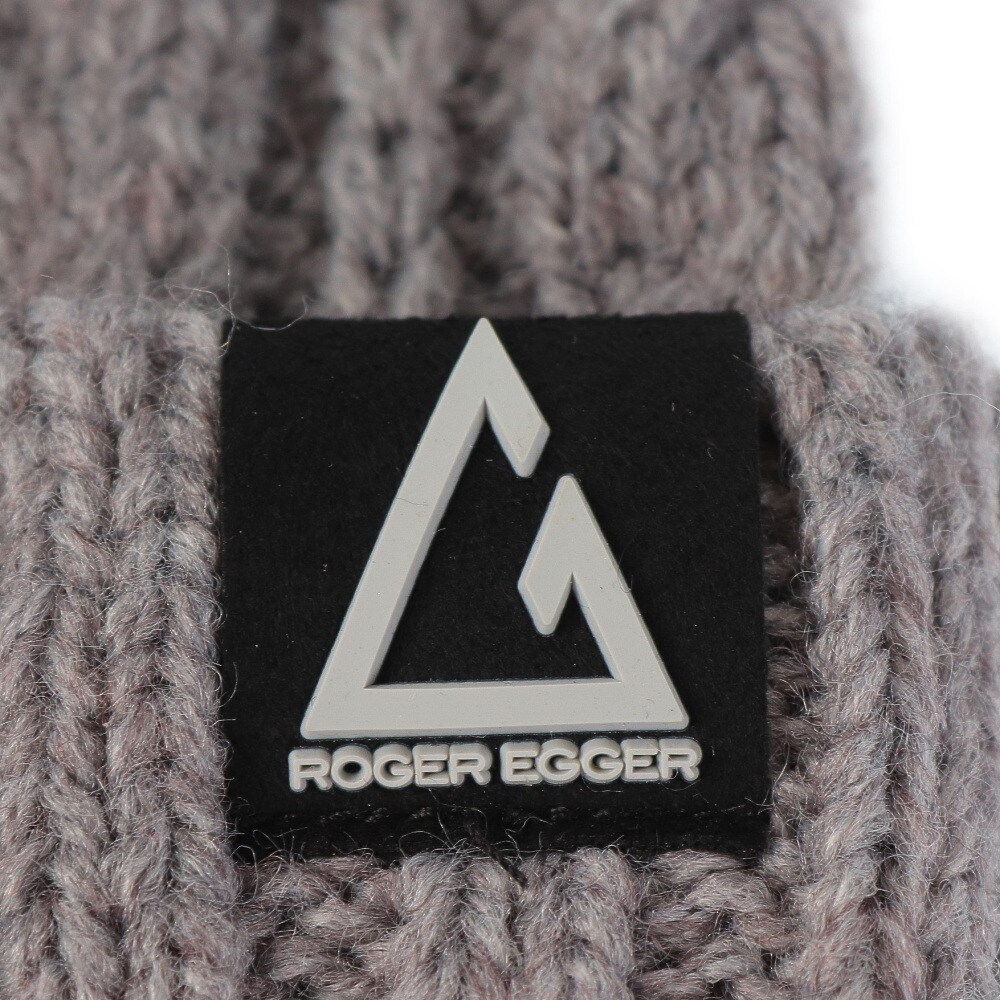 ロジャーエーガー（ROGEREGGER）（メンズ、レディース）ニット帽 ニットキャップ ケーブルニットワッチ RE23FST5700023 GRY グレー