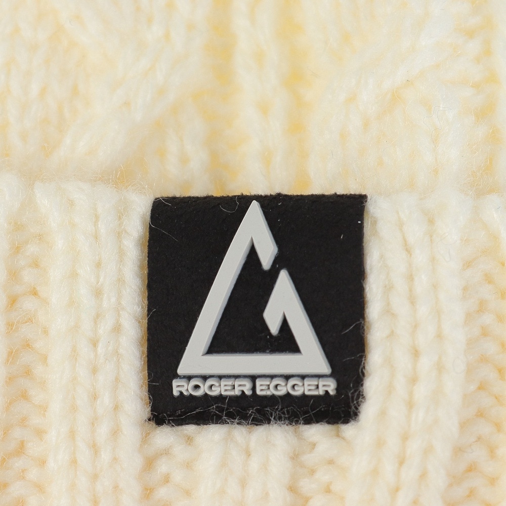 ロジャーエーガー（ROGEREGGER）（メンズ、レディース）ニット帽 ニットキャップ ケーブルニットワッチ RE23FST5700023 OWHT オフホワイト