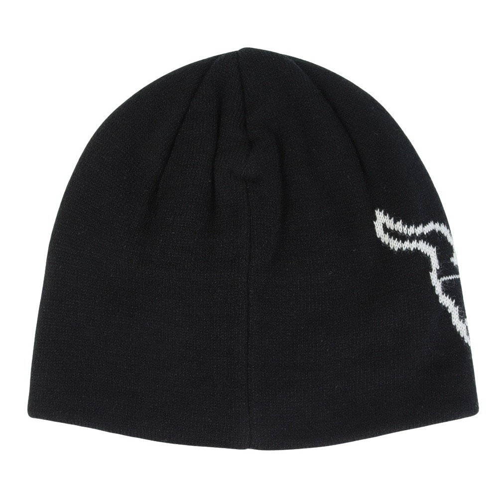 POLEWARDS（メンズ）ニット帽 トレッキング 登山 ロゴジャガードビーニー PW2QFZ13 BLK ブラック