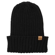 (メンズ、レディース)ニット帽 ニットキャップ トレッキング 登山 ウール 013078-S82 ブラック 日本製 通気性 防臭