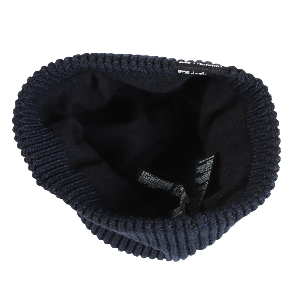 ジャックウルフスキン（JackWolfskin）（メンズ、レディース）ニット帽 ニットキャップ フェルトベルク ビーニー 1910681-6000 ブラック 防風 撥水