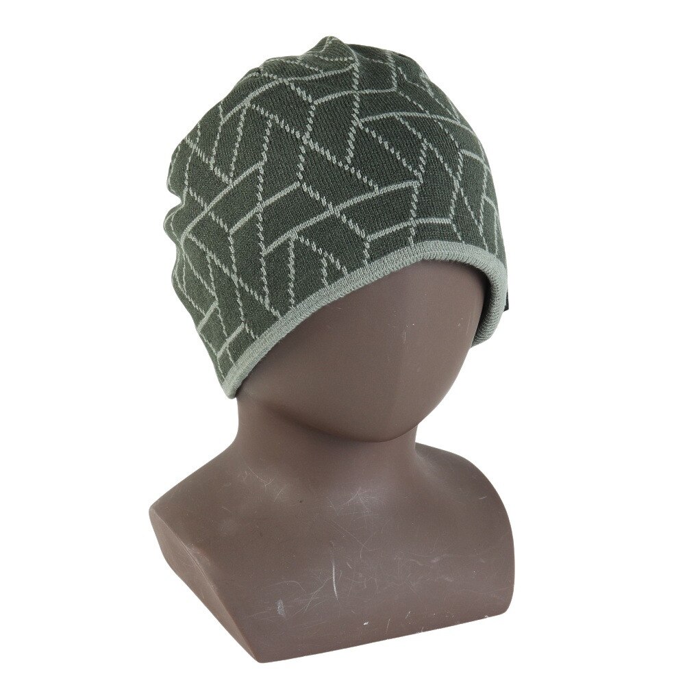ジャックウルフスキン（JackWolfskin）（メンズ、レディース）ニット帽 ニットキャップ アルプスピッツェ ビーニー 1911581-4161 グリーン 速乾 抗菌防臭