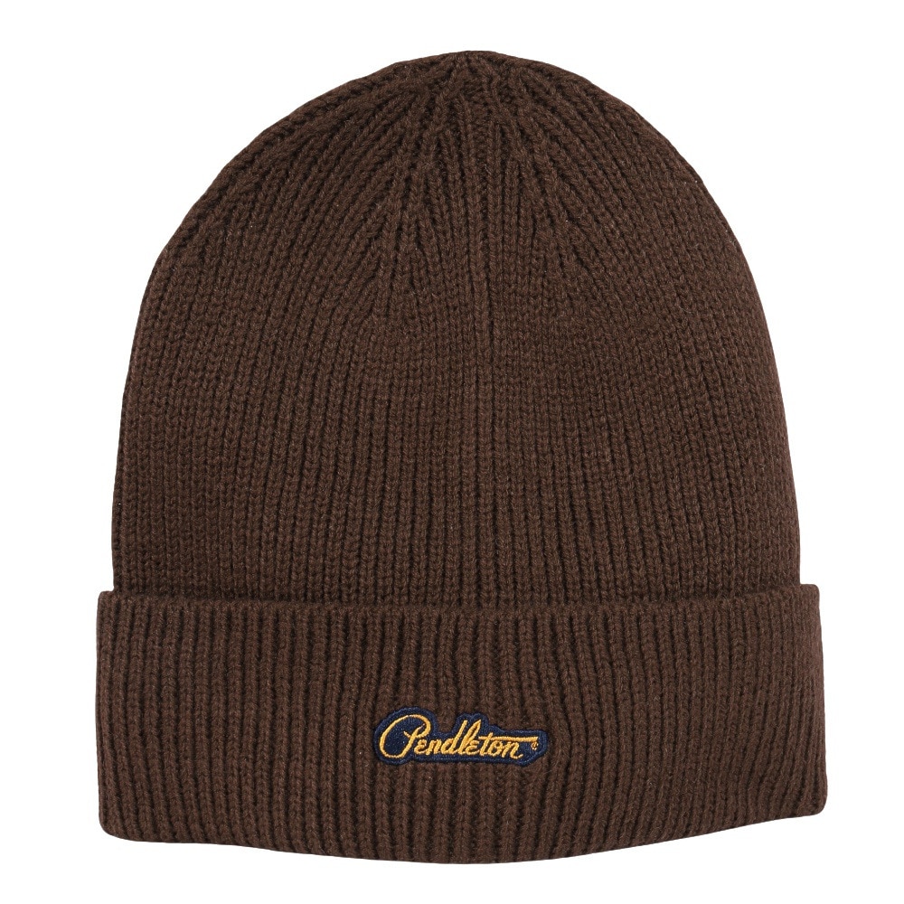 ペンドルトン（PENDLETON）（メンズ、レディース）ニット帽 トレッキング 登山 ロゴワッペンニットワッチ PDT-000-253004 BRN