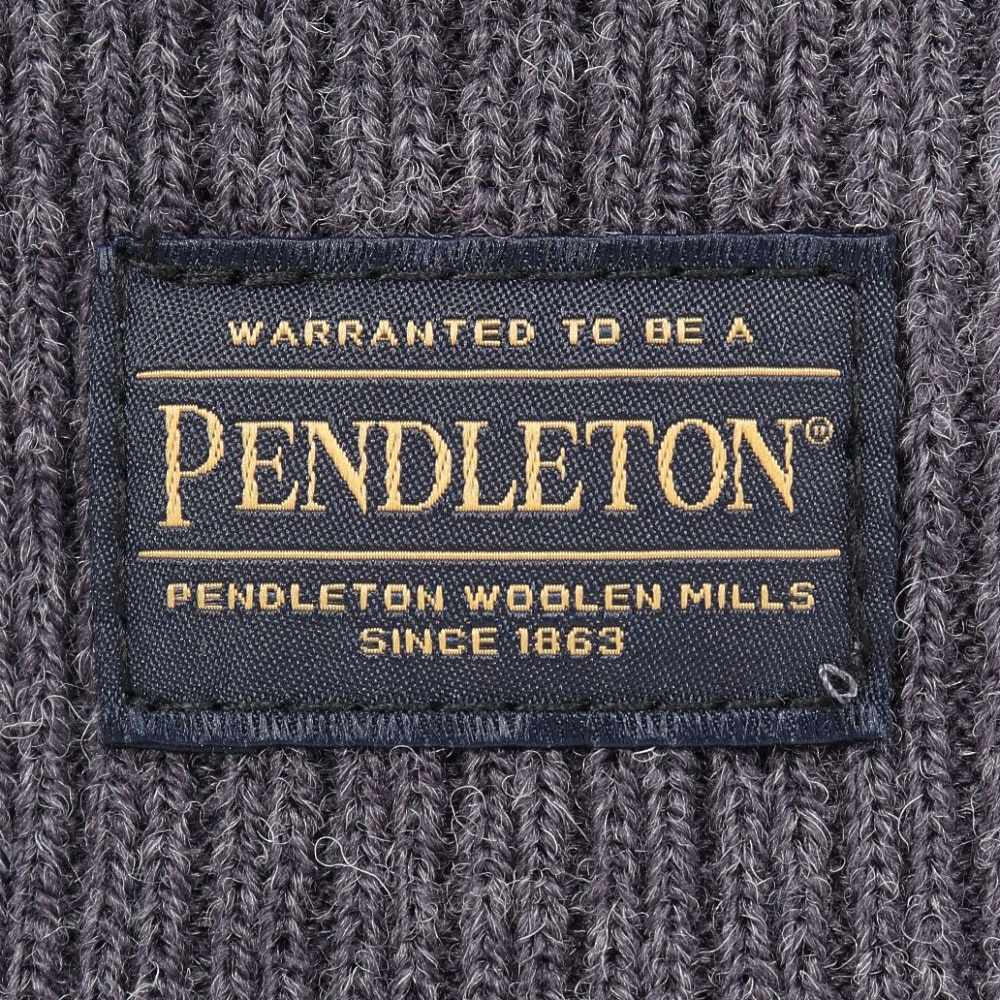 ペンドルトン（PENDLETON）（メンズ、レディース）ニット帽 トレッキング 登山 ハーディングワッチ PDT-000-253007 BLK