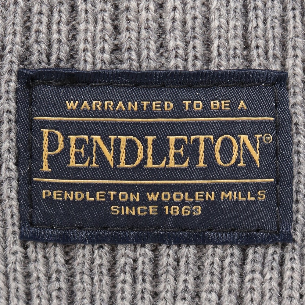 ペンドルトン（PENDLETON）（メンズ、レディース）ニット帽 トレッキング 登山 ハーディングワッチ PDT-000-253007 LGRY
