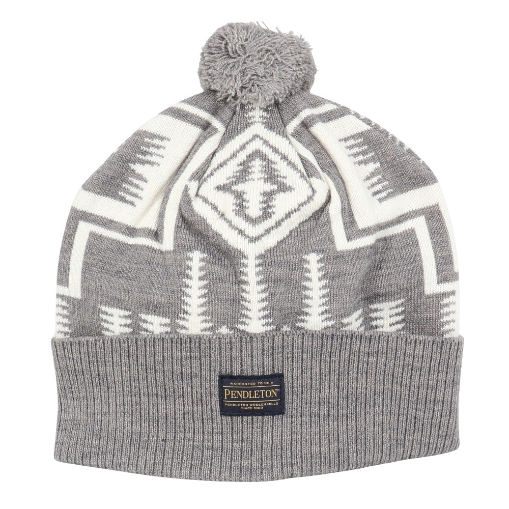 ペンドルトン（PENDLETON）（メンズ、レディース）ニット帽 トレッキング 登山 ハーディングワッチ PDT-000-253007 LGRY