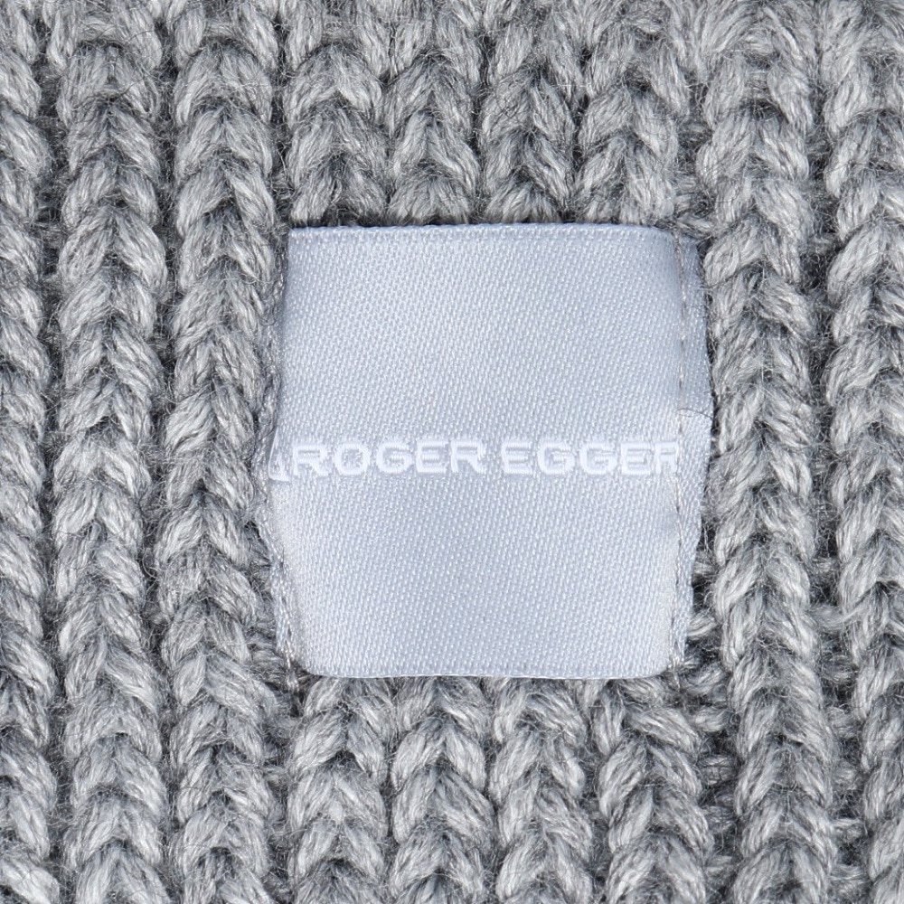 ロジャーエーガー（ROGEREGGER）（メンズ、レディース）ニット帽 トレッキング 登山 ケーブル カフワッチ RE25FST5700024 GRY