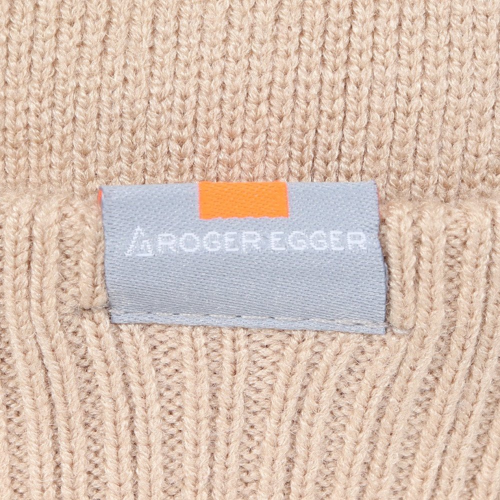 ロジャーエーガー（ROGEREGGER）（メンズ、レディース）ニット帽 トレッキング 登山 ベーシック カフワッチ RE25FST5700025 BEG
