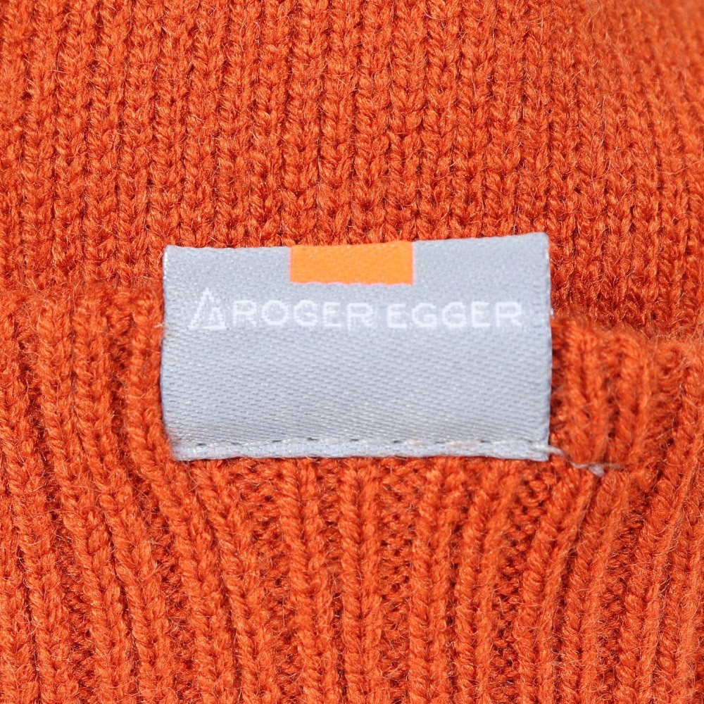 ロジャーエーガー（ROGEREGGER）（メンズ、レディース）ニット帽 トレッキング 登山 ベーシック カフワッチ RE25FST5700025 ORG