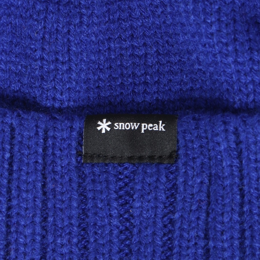 スノーピーク（snow peak）（メンズ、レディース）ニット帽 トレッキング 登山 New Standard ニットキャップ BL NSD-AC-25AU003 072