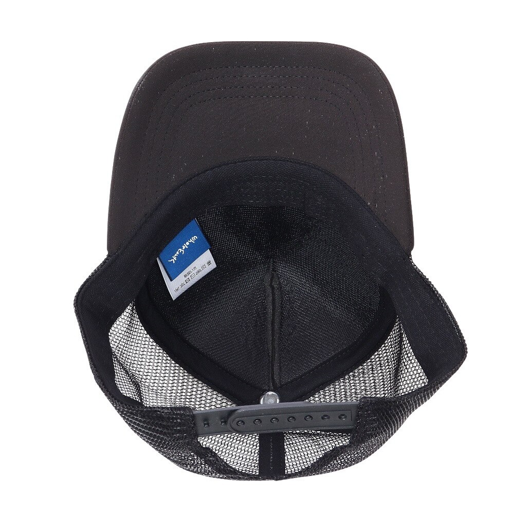 ホールアース（Whole Earth）（キッズ）ジュニア 帽子 登山 トレッキング メッシュキャップ WE2HFA46 BLK  アウトドア・キャンプ用品はエルブレス