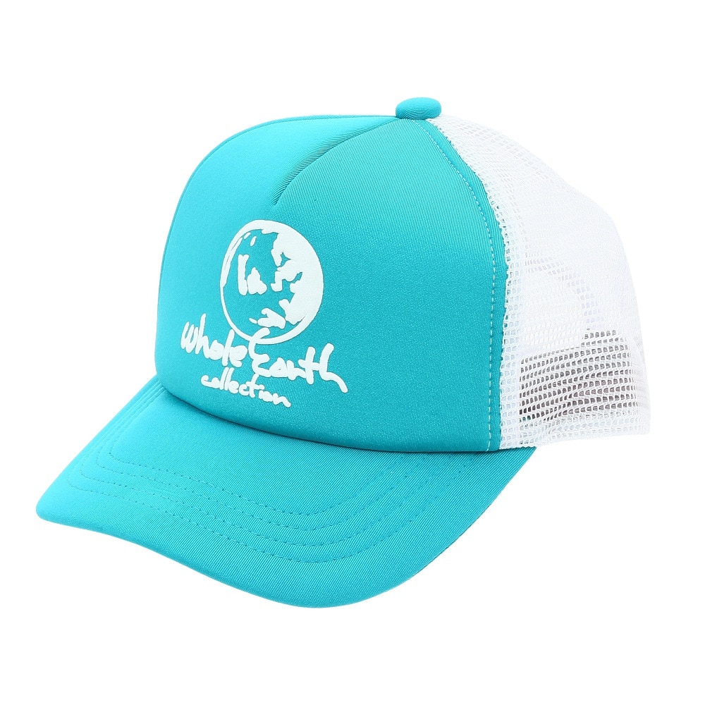 ホールアース（Whole Earth）（キッズ）ジュニア 帽子 登山 トレッキング メッシュキャップ WE2HFA46 TQZ  アウトドア・キャンプ用品はエルブレス