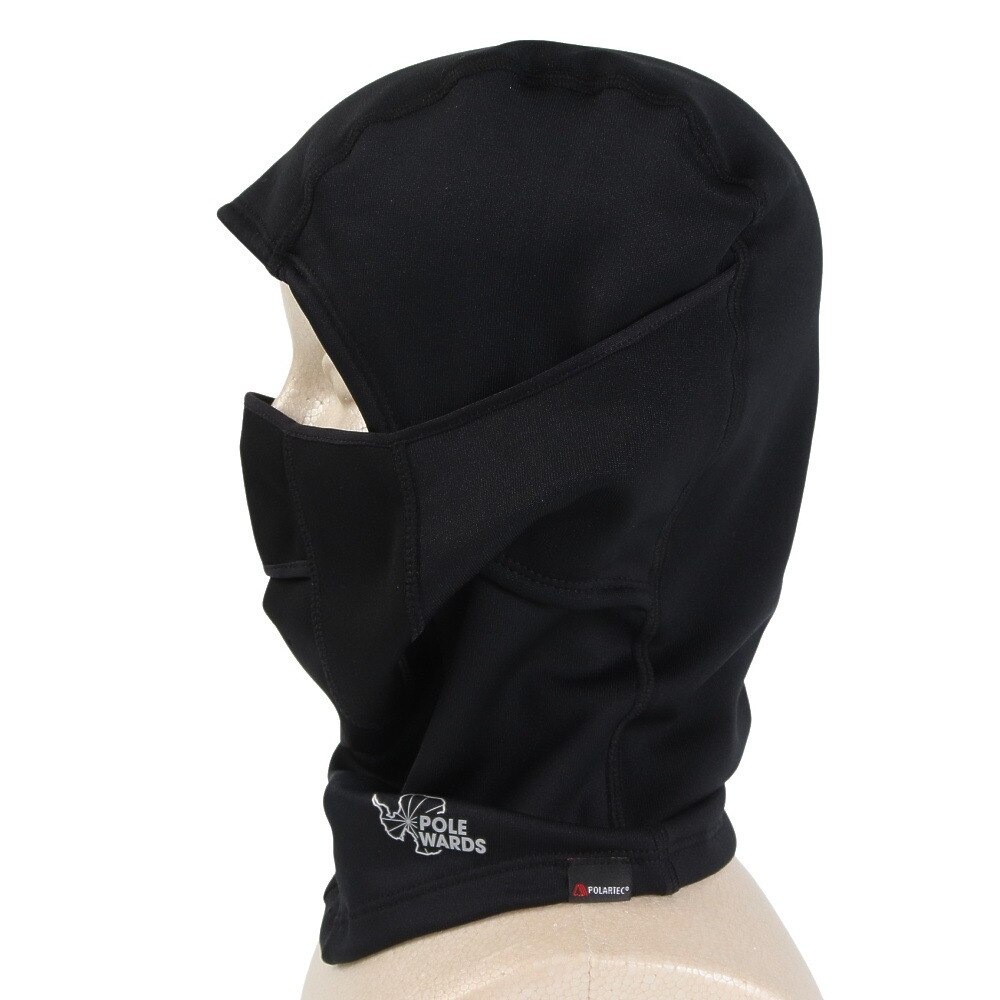 POLEWARDS（メンズ、レディース）帽子 フェイスマスク ポーラテック マスク付き バラクラバ PW2QFZ04 BLK ブラック