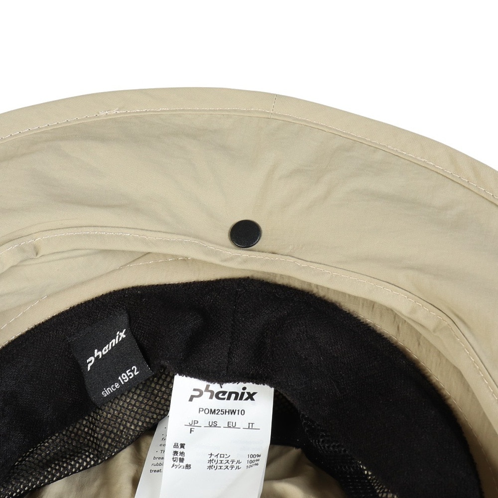 フェニックス（PHENIX）（メンズ）帽子 登山 トレッキング ARBOR ハット 吸汗速乾 日焼け防止 POM25HW10BEIGE