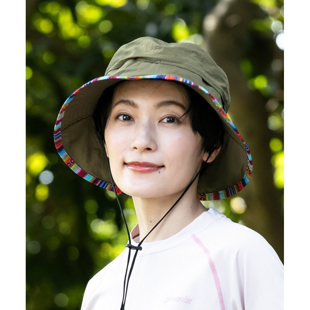 フェニックス（PHENIX）（レディース）帽子 登山 トレッキング ARBOR ハット 吸汗速乾 日焼け防止 POW25HW10KHAKI