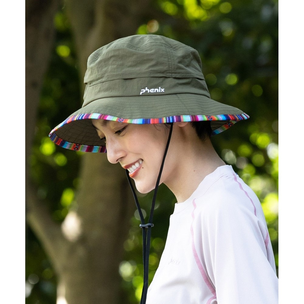 フェニックス（PHENIX）（レディース）帽子 登山 トレッキング ARBOR ハット 吸汗速乾 日焼け防止 POW25HW10KHAKI