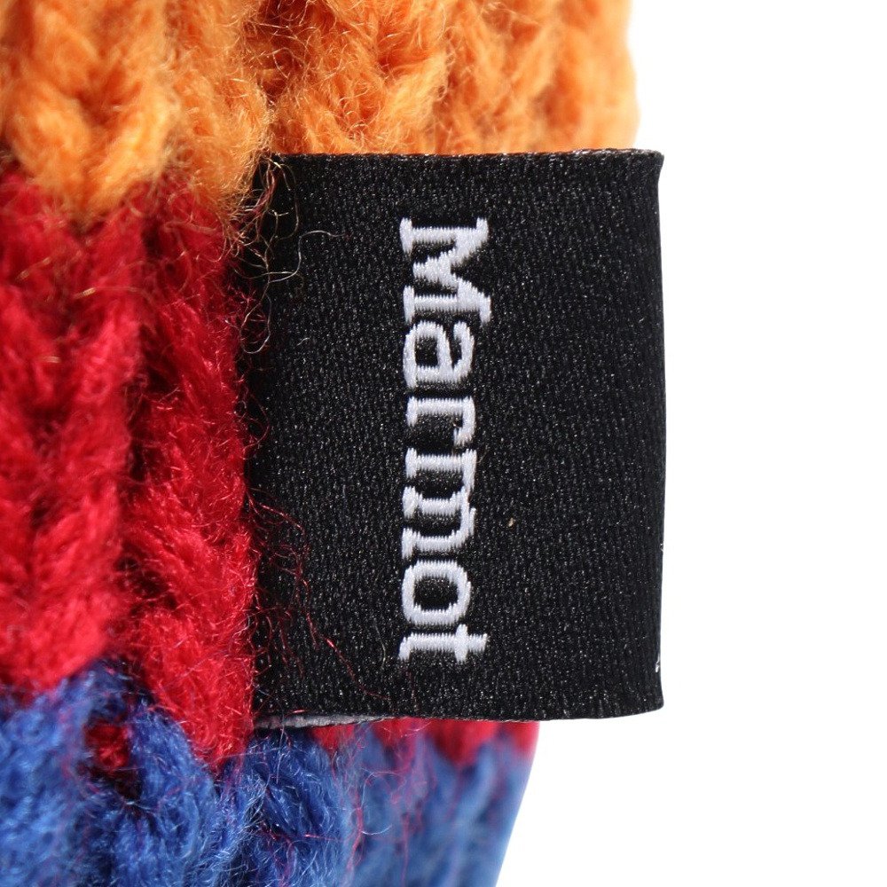 マーモット（Marmot）（キッズ）ジュニア 帽子 登山 トレッキング レトロ ボーダー ニット ワット MTFW25KHG228-C025