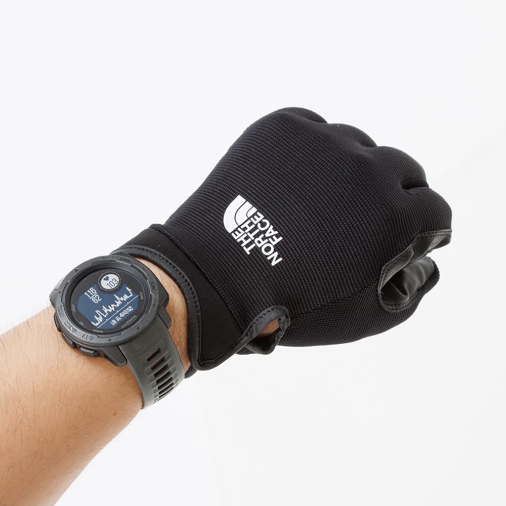 ザ・ノース・フェイス（THE NORTH FACE）（メンズ、レディース）5指グローブ 手袋 シンプルトレッカーズグローブ NN12302 K ブラック 