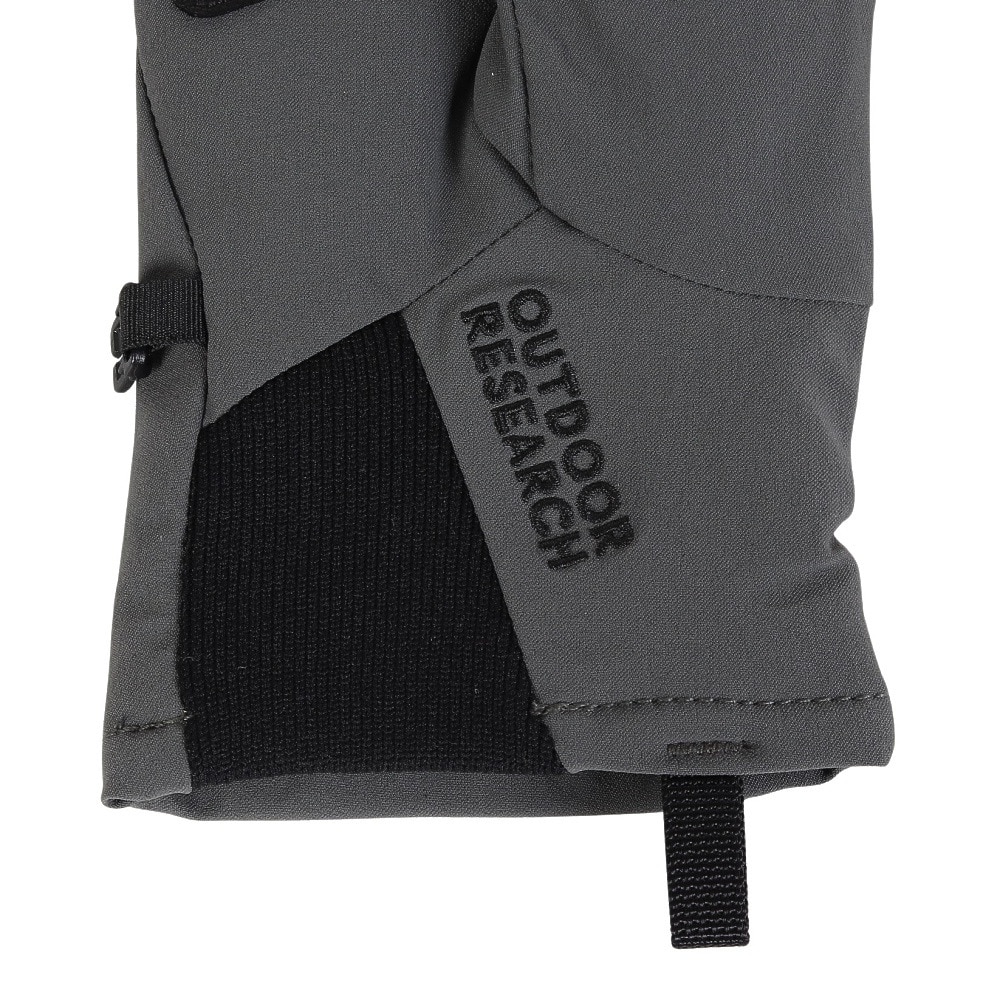 アウトドアリサーチ（OUTDOOR RESEARCH）（メンズ）トレッキング グローブ シュアショットソフトシェルグローブ 19845023 CCL チャコールグレー