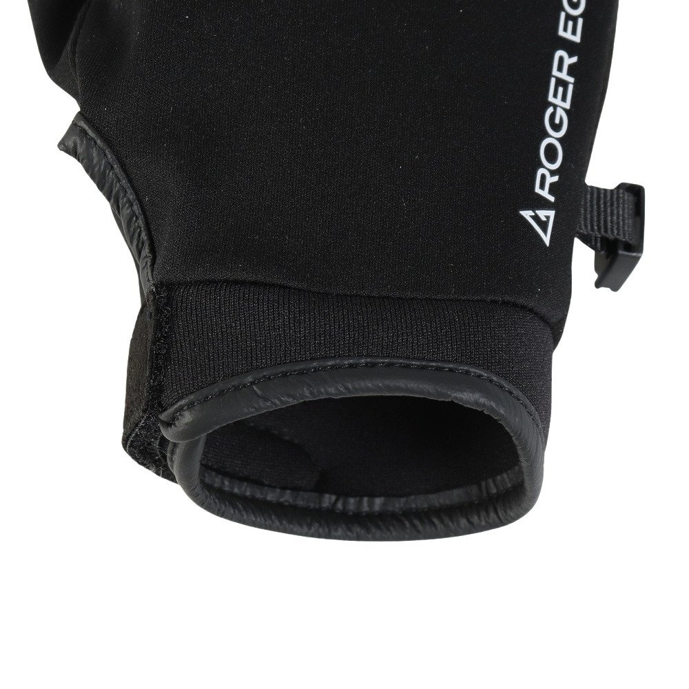 ロジャーエーガー（ROGEREGGER）（メンズ）トレッキング SOFTSHELL グローブ RE56SSN5700002 BLK