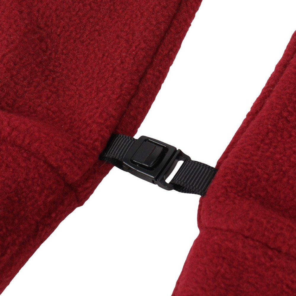 クリフメイヤー（KRIFF MAYER）（レディース）トレッキング ニットグローブ  指ぬきフリースグローブ W2522101X:42:BURGUNDY