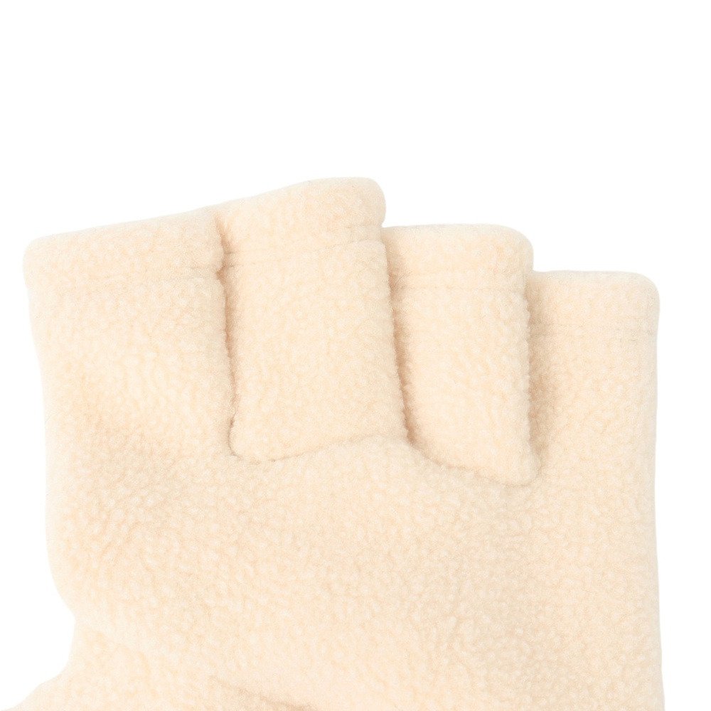 クリフメイヤー（KRIFF MAYER）（レディース）トレッキング ニットグローブ  指ぬきフリースグローブ W2522101X:9:NATURAL