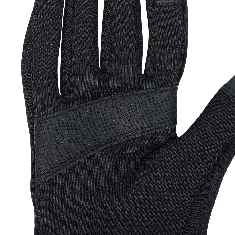 POLEWARDS（POLEWARDS）（メンズ）スマホ操作可能 軽量 ストレッチ ポーラテックインナーグローブ PW27FG53 BLK