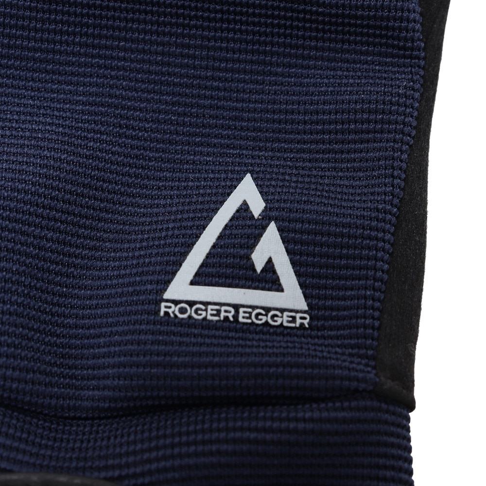 ロジャーエーガー（ROGEREGGER）（メンズ、レディース）スイスブランド 指先 タッチパネル対応 五指 グローブ RE23SST5700011 NVY ネイビー