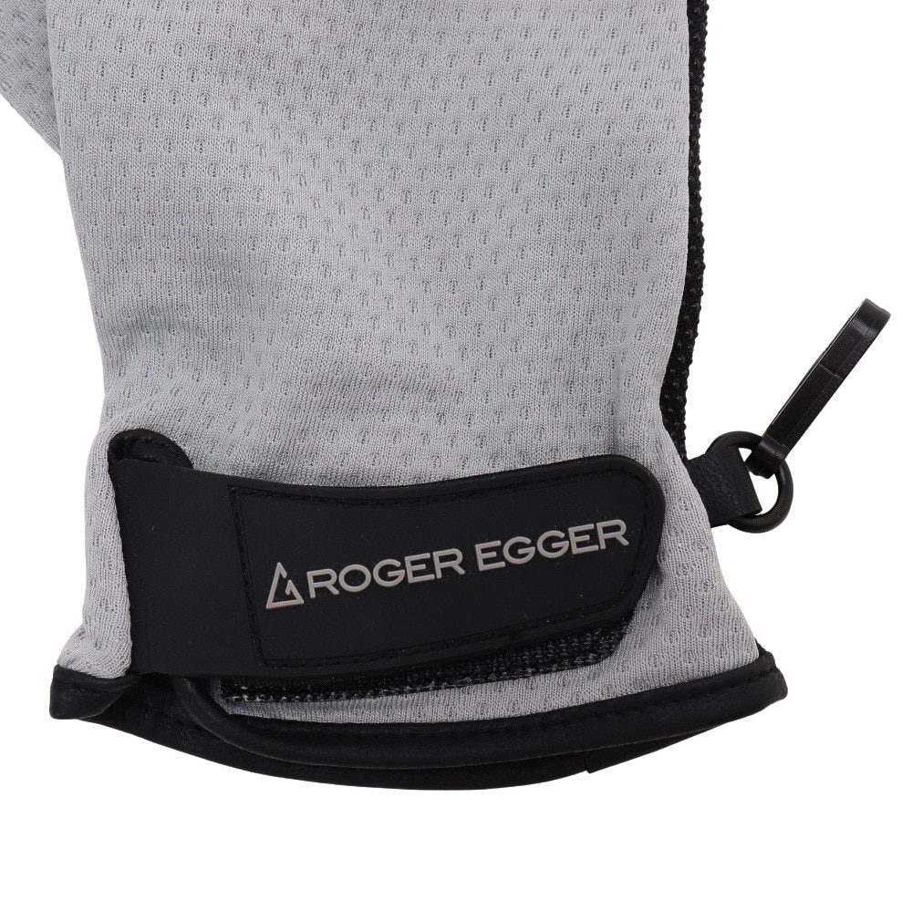 ロジャーエーガー（ROGEREGGER）（メンズ、レディース）スイスブランド 軽量 グリップ性 抜群 五指 グローブ メッシュ RE23SST5700012 GRY グレー