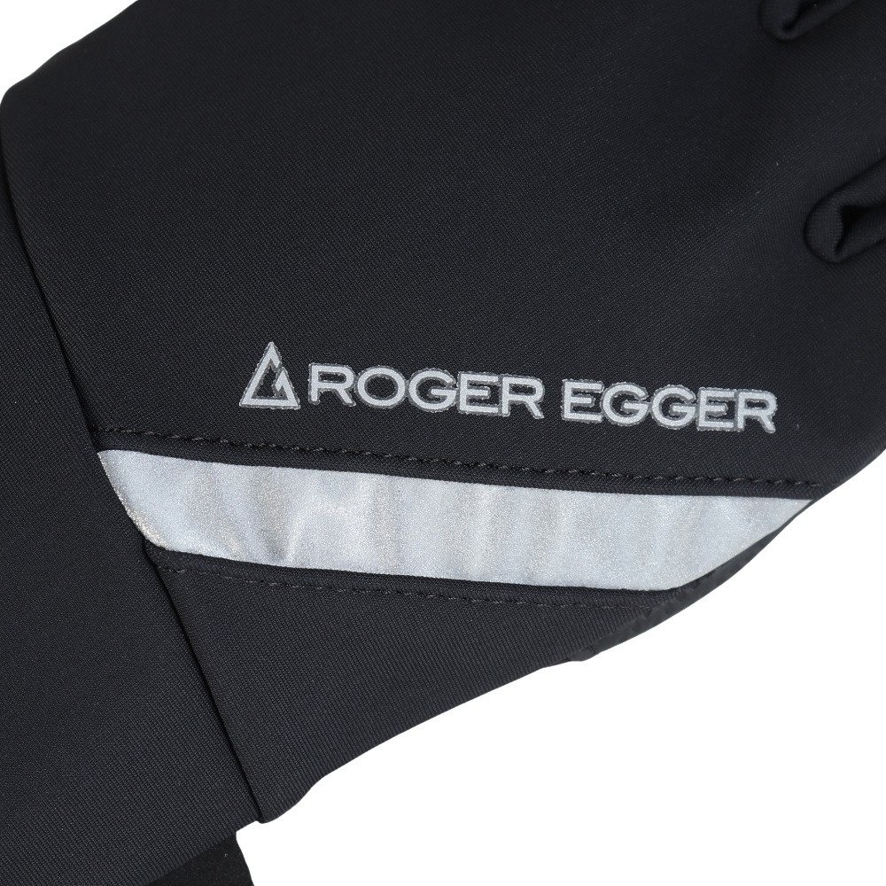 ロジャーエーガー（ROGEREGGER）（メンズ）トレッキング グローブ H/S WIND RE25FSN5700010 BLK
