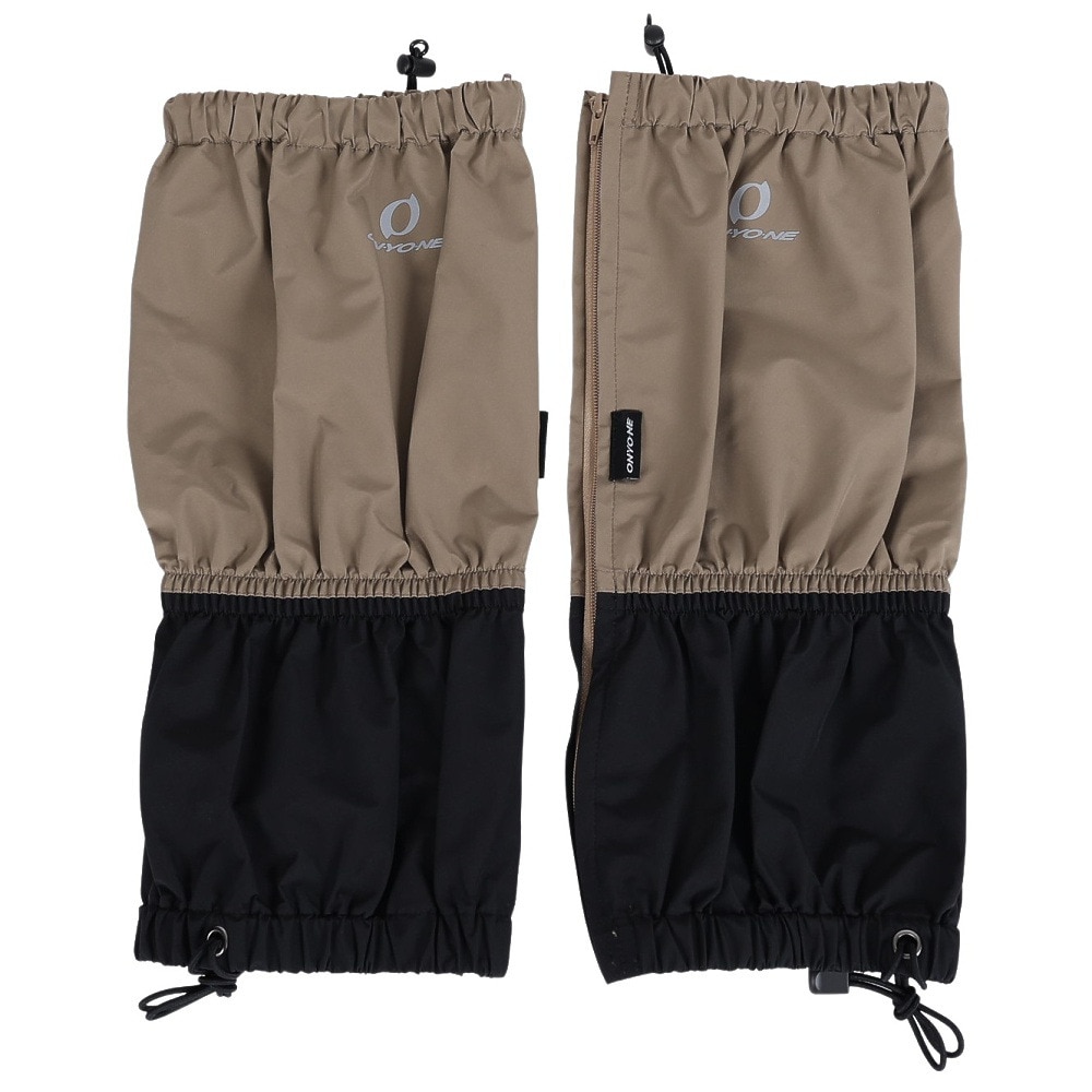 オンヨネ（ONYONE）（メンズ、レディース）フットカバー レインスパッツ ゲイター ODA95074 256009 BEIGE BLACK ベージュ×ブラック 防水