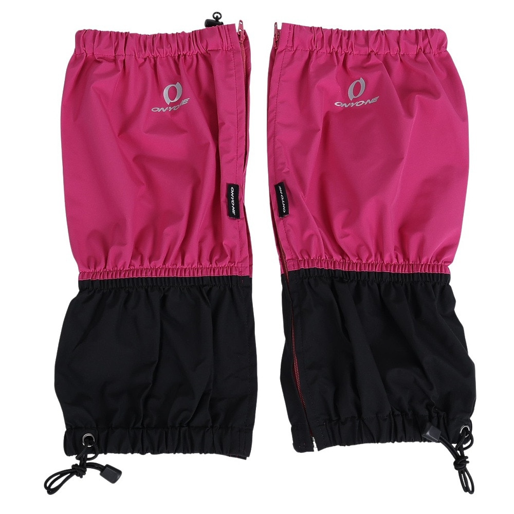 オンヨネ（ONYONE）（メンズ、レディース）フットカバー レインスパッツ ゲイター ODA95074 946009 BERRY BLACK マゼンダ×ブラック 防水