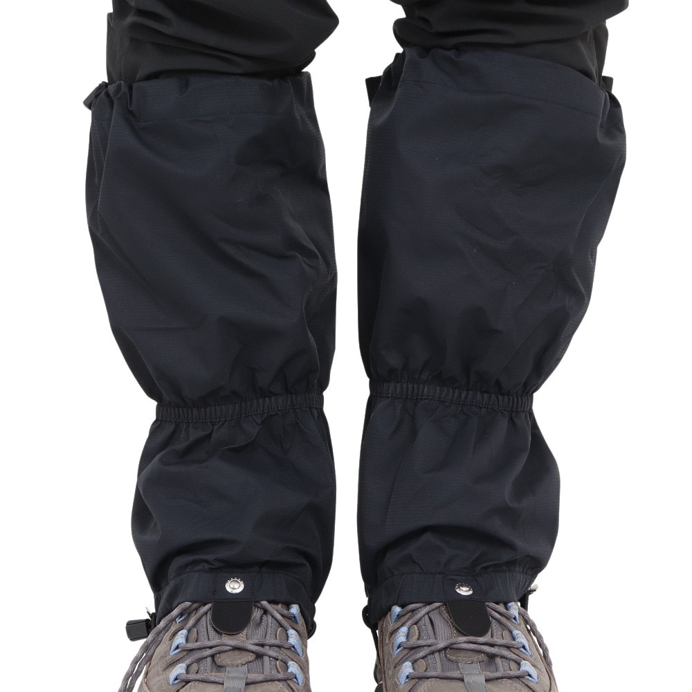 ロジャーエーガー（ROGEREGGER）（メンズ、レディース）WPロングスパッツ ゲイター RE23FHY5700017 BLK ブラック 軽量 透湿防水 登山用 雪国