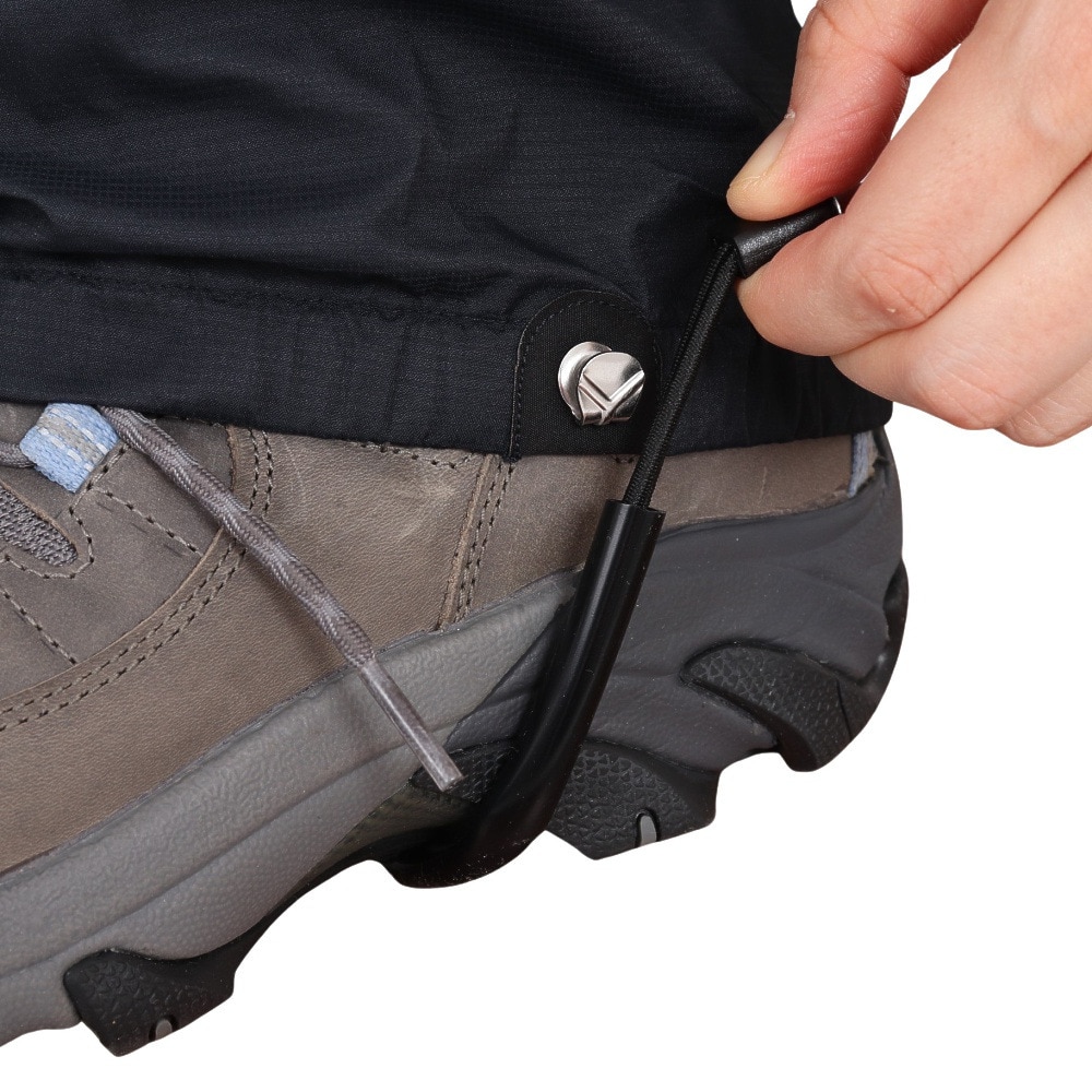 ロジャーエーガー（ROGEREGGER）（メンズ、レディース）WPロングスパッツ ゲイター RE23FHY5700017 BLK ブラック 軽量 透湿防水 登山用 雪国