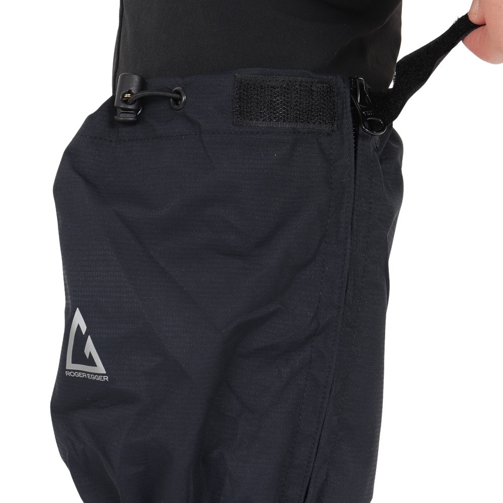 ロジャーエーガー（ROGEREGGER）（メンズ、レディース）WPロングスパッツ ゲイター RE23FHY5700017 BLK ブラック 軽量 透湿防水 登山用 雪国