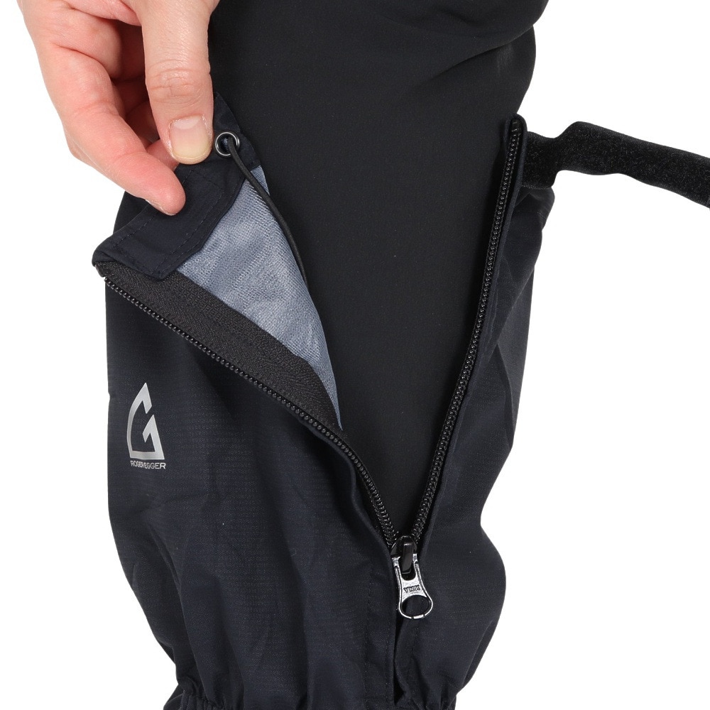 ロジャーエーガー（ROGEREGGER）（メンズ、レディース）WPロングスパッツ ゲイター RE23FHY5700017 BLK ブラック 軽量 透湿防水 登山用 雪国