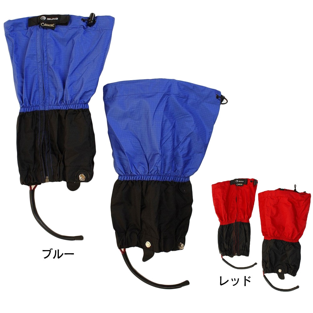 イスカ（ISUKA）（メンズ、レディース）ゴアテックス ゲイター シューズカバー ライトスパッツ ミッド 2462-19 レッド