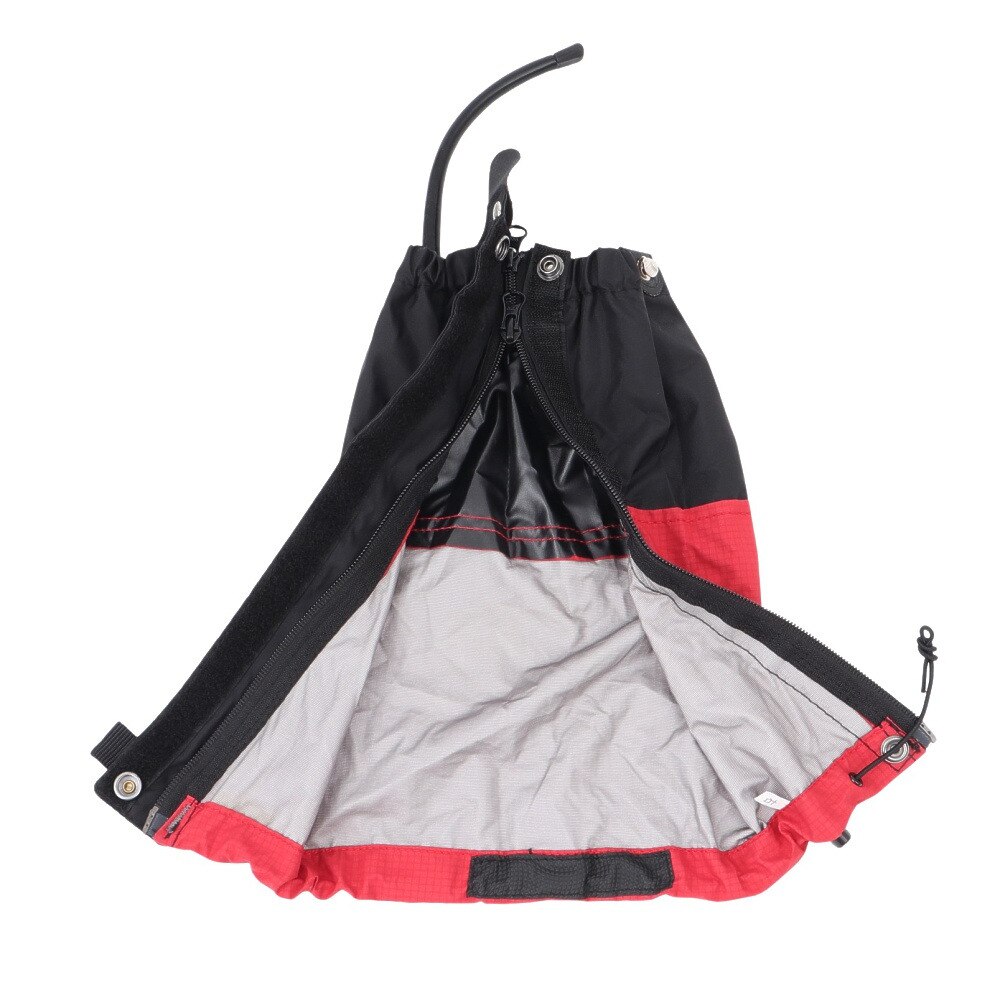イスカ（ISUKA）（メンズ、レディース）スパッツ ゴアテックス ライトスパッツ フロントジッパー S 2464 19 レッド ゴアテックス 防水