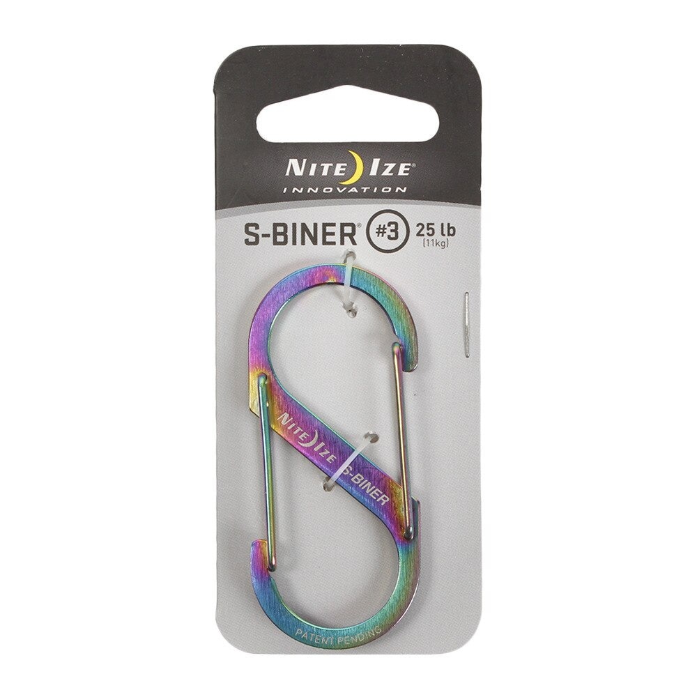 ナイトアイズ（NITE-IZE）（メンズ、レディース）防犯 防災 救命 S型 カラビナ キーホルダー エスビナー #3 スペクトラム NI00741