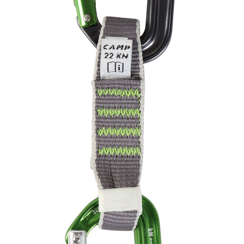 カンプ（CAMP）（メンズ、レディース）防犯 防災 救命 カラビナ キーホルダー フォトン EXPRESS KS 11CM 5287800 グリーン
